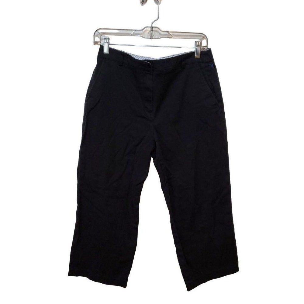 BRIGGS New York Black Capris Pants Size 10 skun